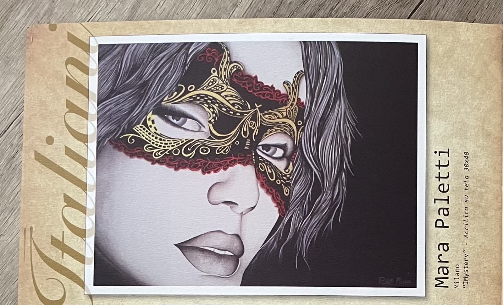 «Mystery», acrilico su tela 30x40